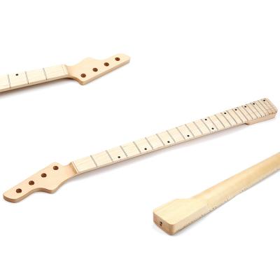 China C Shape Jazz Bass Guitar Neck With 24 Frets Durable Maple Wood Fretboard for sale