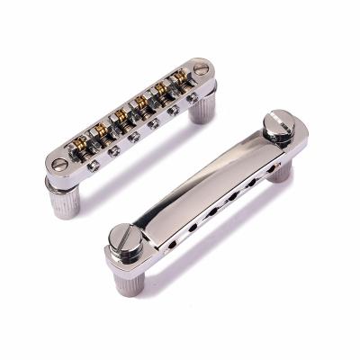 中国 Roller Saddle Tailpiece Replacement Parts For SG Style Electric Guitar 販売のため