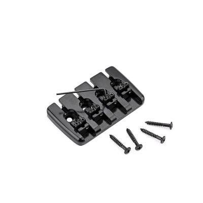 中国 4 Strings Fixed Bass Bridge With Screws Wrench Top Load Tailpiece For For Electric Bass Guitar 販売のため