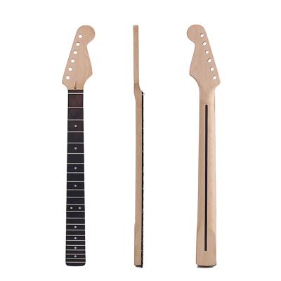 China 22 Frets Fender Stratocaster Neck Replacement Rosewood Fingerboard Canada Maple Verstelbare Truss Rod Te koop