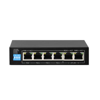 Китай Hot Point 6 POE Poe Switches AI106 4 Port Left Left 10/100Mbps RJ45 Unmanaged Switch продается