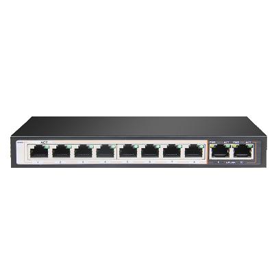 Китай 90W Unmanaged Switch Offer POE Ports AI POE Long Range Gigabit 10 Gigabit BT Switches Unmanaged продается