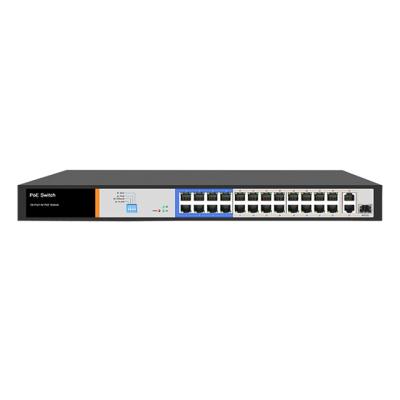 China POE Product AI POE Running/QoS/VLAN/EXTEND Function 24 Ports PoE Switch à venda