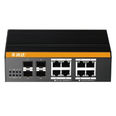 中国 POE Layer 2 Managed Industrial PoE Switch 8 Ports Gigabit Switch 販売のため