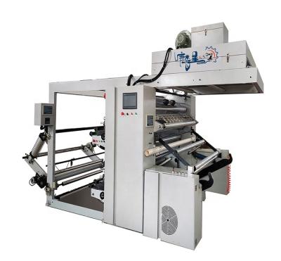 China Factory Automatically PP Woven Bag Printing 2 Color Flexo Printing Machine for sale