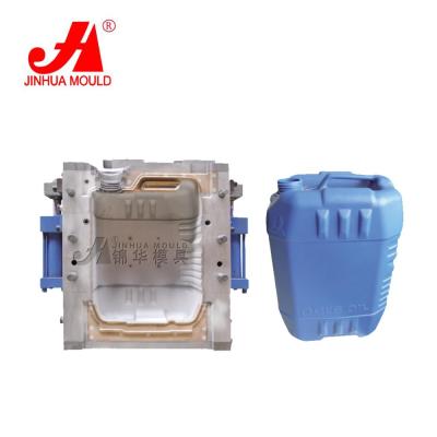 China HDPE 20L 25L 30L Aluminum Plastic Jerry Can Mold With Deflasher System Plastic Blow Mold Plastic Barrel Mold for sale