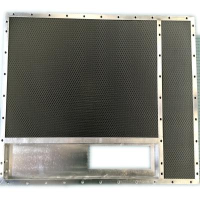 China Chinese Manufacturer EMC Clear Chromate Aluminum Air Vent Honeycomb Shielding With Trim for sale