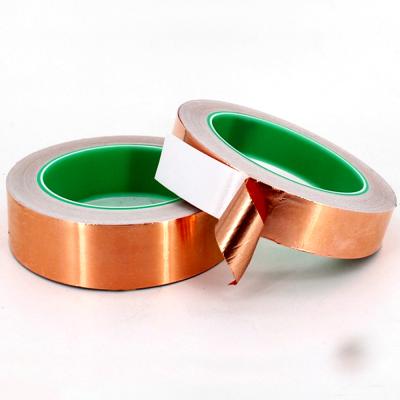 China Hot Sale Heat Resistant Single Sided 0.03mm Thickness Conductive Foil Copper Tape For Electrical Appliances for sale