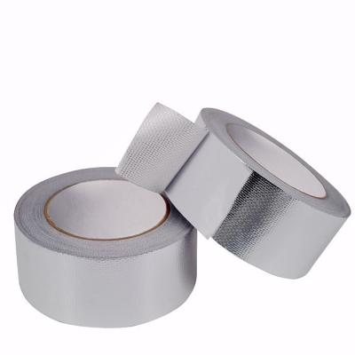 China Heat Resistant Quality Guaranteed Anti Aging Fire Retardant Fiberglass Cloth Aluminum Foil Reinforced Tape for sale