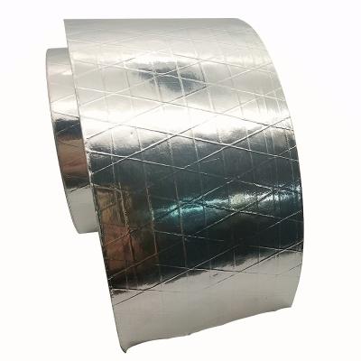 China Heat Resistant Fast Delivery Easy Tear Aluminum Foil Scrim Acrylic Adhesive Reinforced Strips for sale