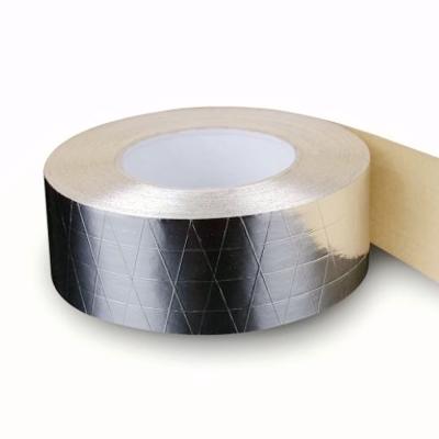 China High Strength Flame Retardant Reinforced Aluminum-Canvas Tape-Low Price Heat Resistant Foil Wrapping Paper for sale