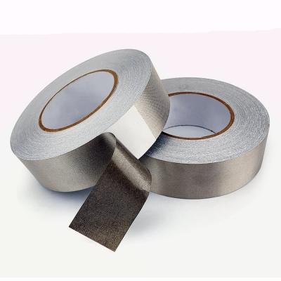 China Hot Sale Heat Resistant Oil Resistant 0.12mm Thickness Ni/Cu Plated Fabric Cloth Conductive Tape for sale