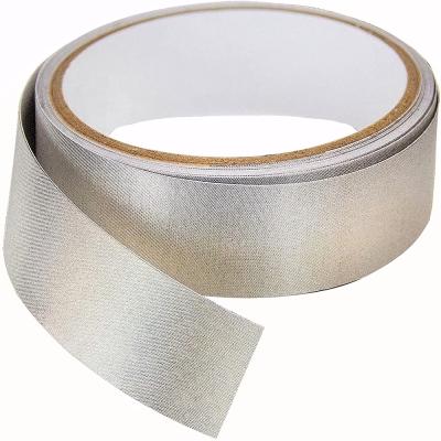 China New Product Heat Resistant Radiation Proof Ni/Cu Plated Conductive Fabric Cloth Adhesive Tape for sale