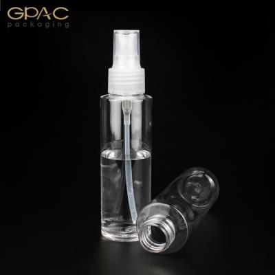 China BEAUTY PACKAGING 120ml 4oz PET Plastic Fine Mist Spray Bottle Thread 24/410 for sale