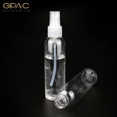 China BEAUTY PACKAGING 150ml 5oz PET Plastic Fine Mist Spray Bottle Thread 24/410 for sale