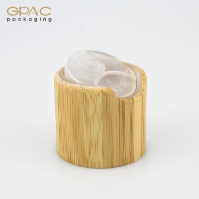 China Non Spill Eco Friendly Disc Top Hat With Bamboo Collar for sale