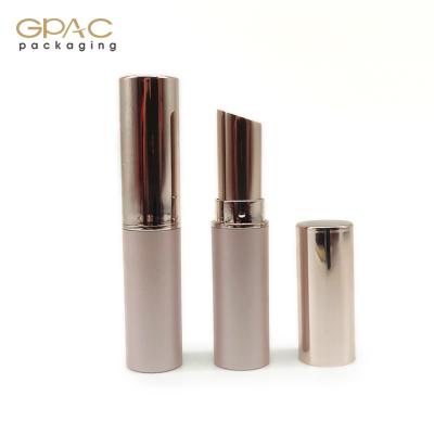 China Cosmetics Empty Round Lipstick Tube , Round Bottom Lipstick Filling Container for sale