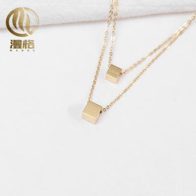 China Wholesale High Quality CLASSIC Success Rate Top Product In Running Love Necklace For Couples for sale