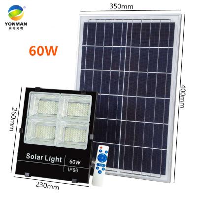 China Garden Manufacturer 60W Outdoor Solar Power System 6V Smart Led Solar Ip66 Flood for sale