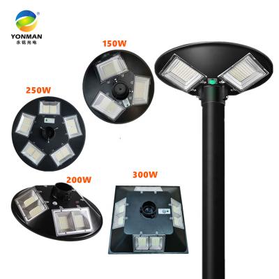 China Outdoor/Street/Garden Modern 250W All In One Outdoor UFO IP67 ABS Led Solar Garden Light Price Solar Street Light for sale