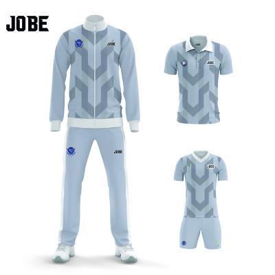 China Breathable Design 100 Polyester Cheap Sublimation Tracksuit Premium Polyester Running Custom for sale