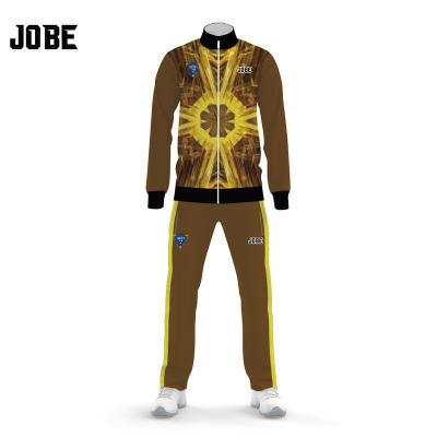 China Breathable Wholesale Breathable Long Sleeve Jogger 100% Polyester Sublimation Dye Custom Sweater Set Unisex for sale