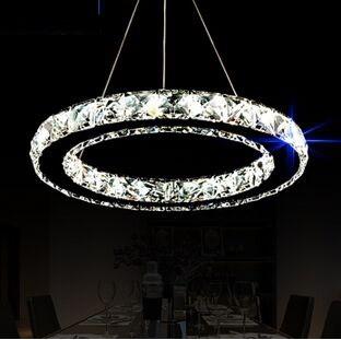 China K9 Crystal Modern Glass Chandelier Lighting 1 Circle 12w LED Fashion Style for sale