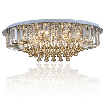 China Indoor Decorative Lighting Crystal Glass Ceiling Light , Bedroom / Corridor / Foyer Chandeliers for sale