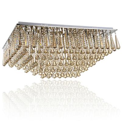 China Leaded Glass Crystal Ceiling Light , Contemporary Suspended Decorative Chandelier for sale