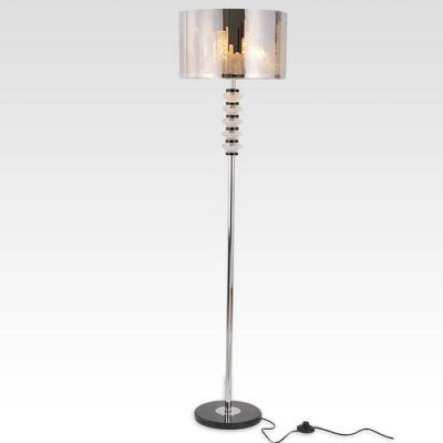 China 100W Stainless Steel Hollow Decorative Floor Lamps 160cm Height , Modern Floor Light for sale