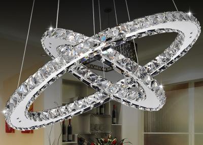 China Round Circle Crystal Ring Crystal Chandelier lights for sale