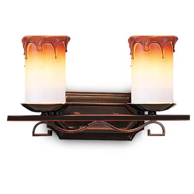 China 2 Light Matte Bordeaux Bathroom Over Mirror Lights E27 Incandescent / LED blub for sale