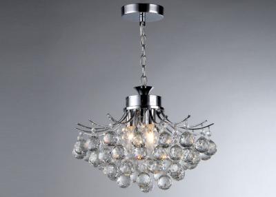 China Crystal Chrome Modern Chandelier Lighting E12 For Living Room for sale