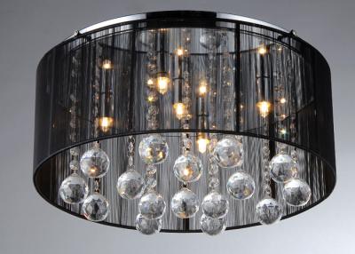 China Hot Bending Crystal Flush Ceiling Lights G9 × 40W Polishing for sale