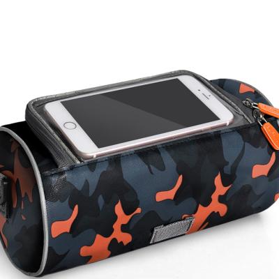 China Water Proof Bike Handlebar Equipment Accessories Mobile Phone Storage Bag Bicycle Frame Mount Bags for sale