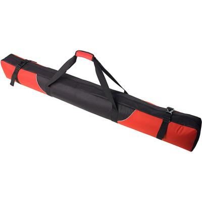 China With USB Water Resistant Waterproof Red Polyester 190cm Padded Snowboard Travel Trolley Single Bag For Travel Skiing Equipment Carrying for sale