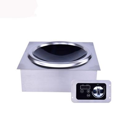 China Commercial Hob Induction Concave Built-in Cooktop Cooktop 5kw Wok Suitable For Restaurant And Buffet for sale