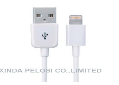 China 5,0 cable original del relámpago de V Apple, cable de cobre del relámpago de Iphone del conector 8 en venta