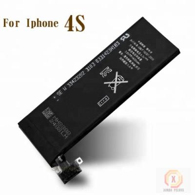 중국 Iphone 4 S AAA 급료 3.8 V 1430 mAh 4S 공장 100% 시험 0 주기 OEM 보충 수선을 위한 애플 예비 품목 건전지 판매용