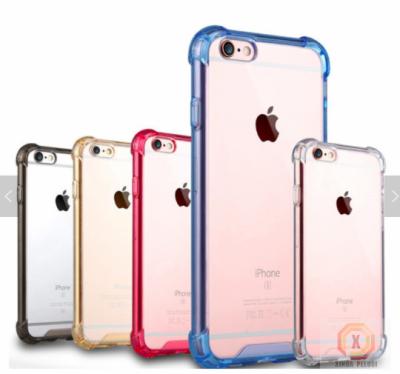 China O melhor escudo de venda do telefone celular dos artigos para o iphone 7, caixa dura do telefone da tampa do tpu de cristal transparente claro para o iphone 6s 7 à venda