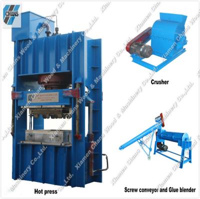 China Hydraulic machine equipment to make presswood wooden compressed molded molding pallet Hydraulic machine equipment to make presswood molding pallet for sale