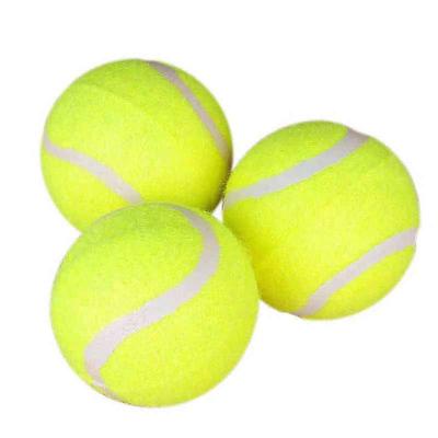 China 6.5Cm Stocked Rubber Dog Toy Chew Interactive Durable Training Ball Dog Dog Chewable Wholesale Summer IQ Small Pet Tennis Toys for sale