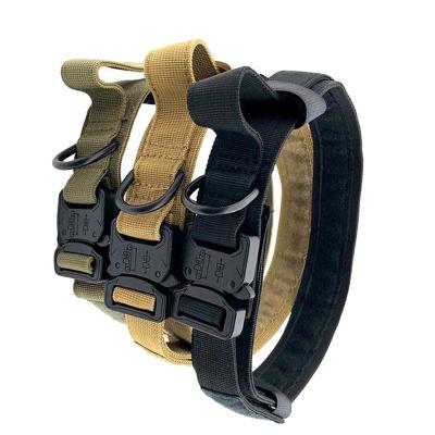 China Tactical Dog Collar Working Bulk Custom Nylon Anti Dominant Shock Bark Harness Big Chain Luxury Leather Training Strap and Leash for sale