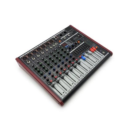 China Professional 16 Function BT USB Mixer Amplifier DJ E-commerce Goods Professional Digital Audio Mixer for sale