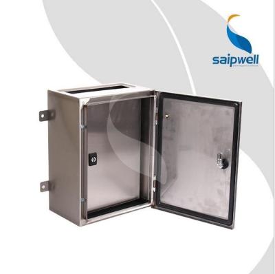 China Saipwell IP66 Waterproof Stainless Steel Electrical Enclosures Waterproof Outdoor Project Steel Fencing for sale