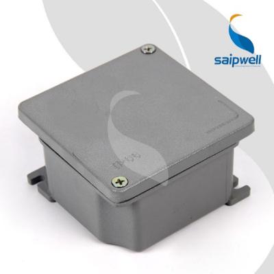 China Saipwell Industrial Aluminum Box SP-GM-101060 100*100*60 Die Casting Enclosure With Fixed Ear IP66 for sale