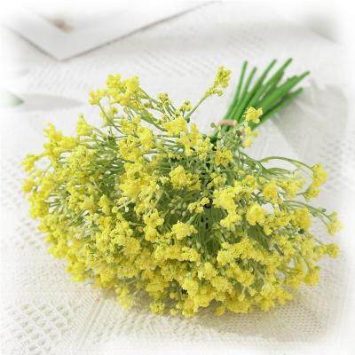 China Dried Flower+Silk Cloth+ Plastic+ Beautiful Yarn Multiple Color Gypsophila Flower Preserved Gypsophila Babysbreath For Wedding Decoration for sale