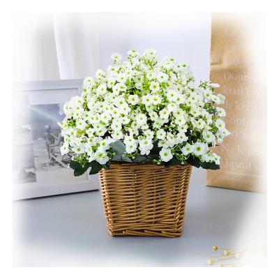 China 2022 Dry flower+Silk Cloth+ Plastic+ Yarn Fashion For Home Decor Gypsophila Preserved Artificial Natural Dry Baby's Breath Flower High Quality Bouquet for sale