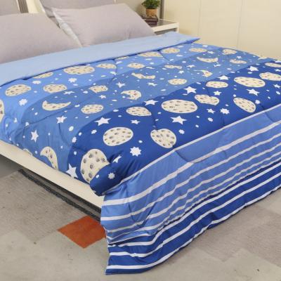 China Home Soft Printed Customize Logo Bedding Quilt Duvet Cover Set Low MOQ Polyester Filling Comforter for sale