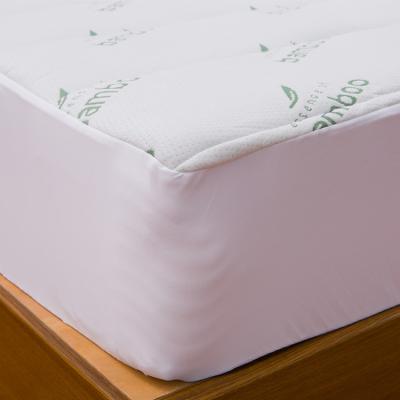 China Anti-bacteria quilted bamboo mattress pad for sale